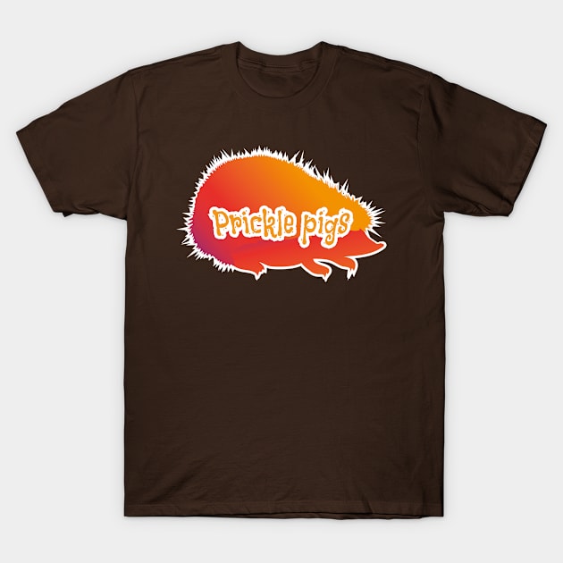 Prickle Pigs T-Shirt by bluerockproducts